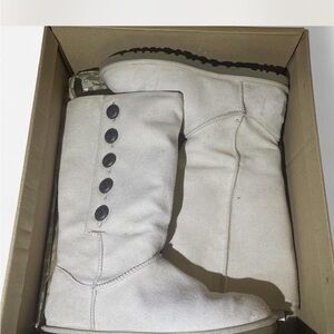 UGG White Marrakech Boots